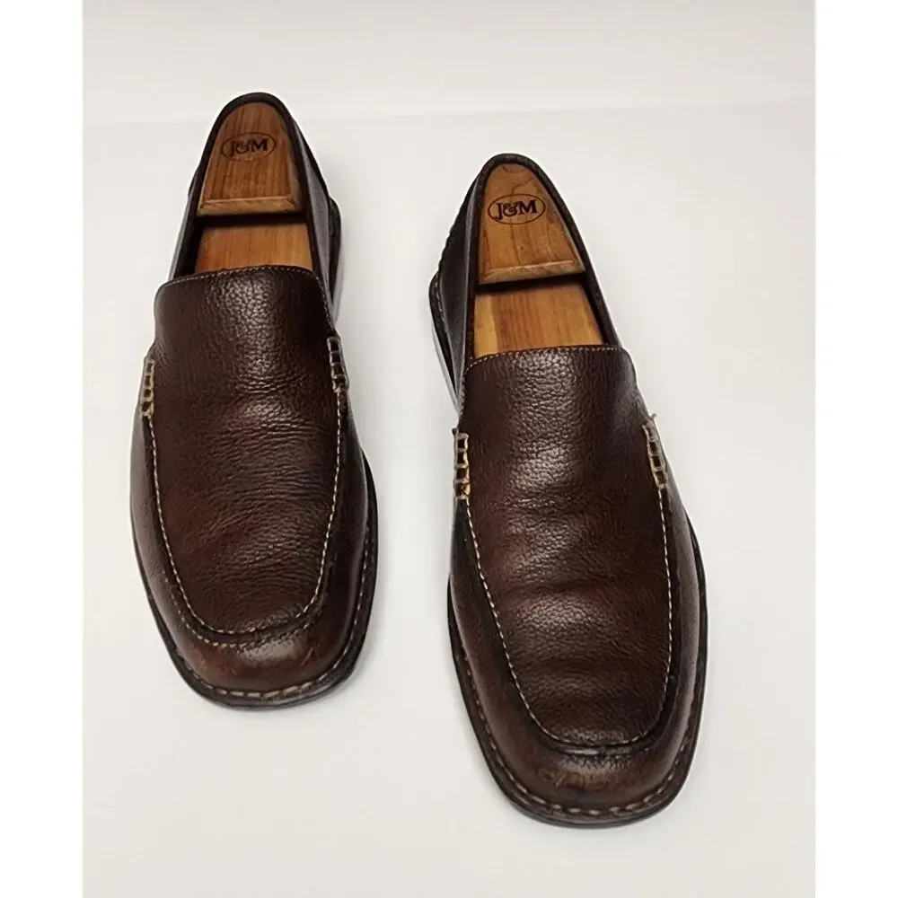 Rockport AMP24674 Kinetic Air Circulation Men's Brown Leather Loafer Shoes 10.5M